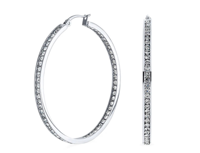 Hoops with Stones