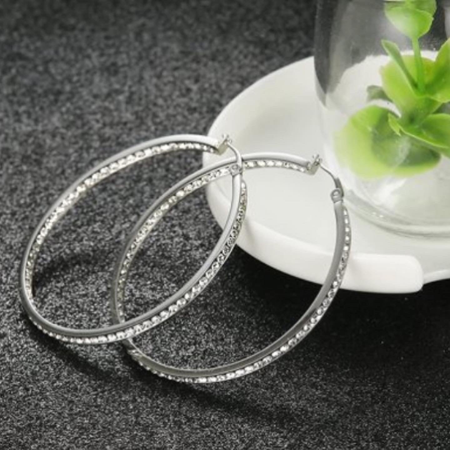 Hoops with Stones