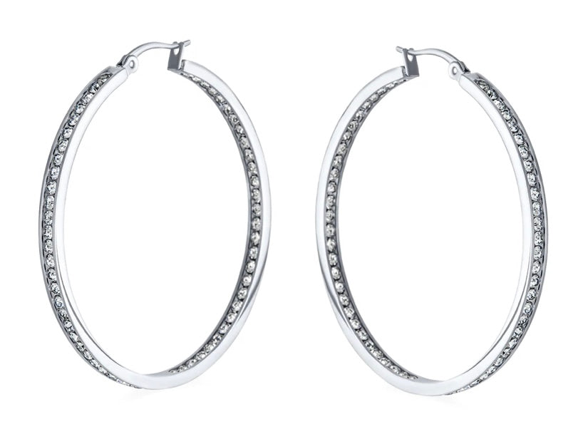 Hoops with Stones