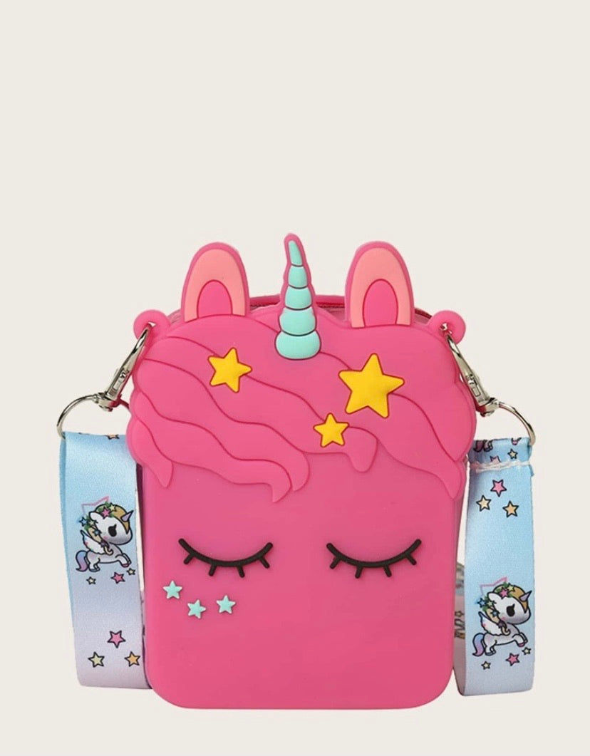 Hot Pink Unicorn Jelly Bag